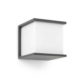 Faro Barcelona Kubick Aplique De Pared Exterior 70689