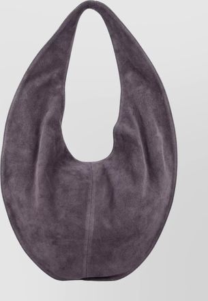 Maeden suede market tote curved shape