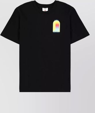 Casablanca short sleeve graphic print crew neck t-shirt