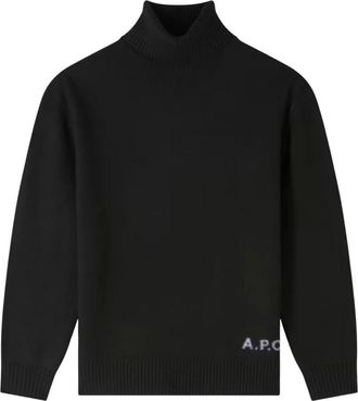 A.P.C. Hombre, Jerseys, Negro, Talla: M
