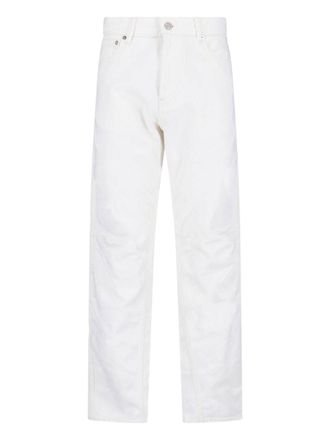 Coperni White Organic Cotton Straight Jeans