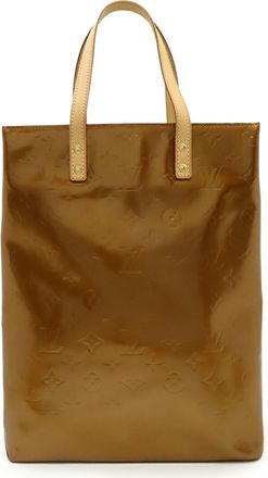 Louis Vuitton Bronze Brown Leather Handbag Tote Bag (Pre-Owned)