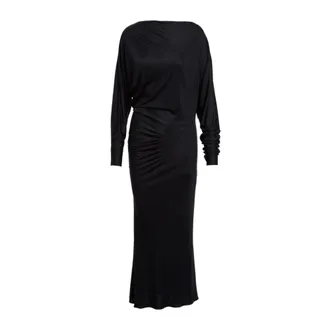 Khaite Kleedjes, Dames, Zwart, S, Oron Jurk
