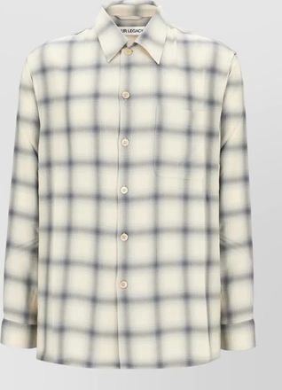 Our Legacy long sleeve checked pattern shirt