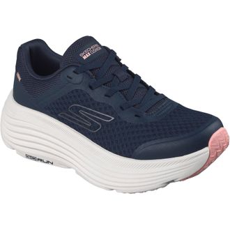 Skechers Max Cushioning Endeavour Dames Navy Synthetische/Roze Accenten Sneakers