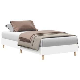 vidaXL Estructura De Cama Blanco 80 X 200 Cm Madera De Ingenier&iacute;a Vidaxl