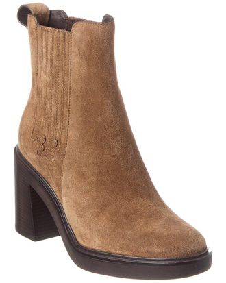 Tory Burch T Gore Suede Bootie