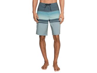 O'Neill Lennox Stripe 21 Boardshorts Mens Swimwear Lead : 44, Elastane/Polyester