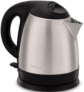 T-fal Hervidor Inal&aacute;mbrico Compacto 1.2l 1800w Acero Inoxidable/negro - Ki431d10 Tefal
