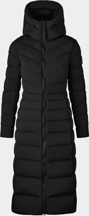 Canada Goose Manteau long Clair de Black Label (Femmes, Black, TTG)