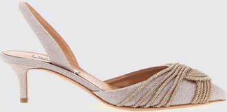 Aquazzura Slingback Gatsby Aquazzura in tessuto con filo lurex e strass