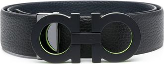 Ferragamo leather belt - men - Calf Leather - 115 - Black