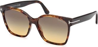 Tom Ford FT1312 IRIS-02 55B Womens Sunglasses Tortoiseshell Size 56
