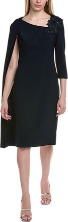 Teri Jon by Rickie Freeman 3/4 Sleeve Midi Dress