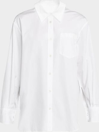 Maria McManus Oversized Long-Sleeve Tunic Shirt