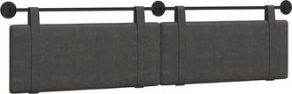 vidaXL Cabecero Colgante Negro Pu Antiguo Vidaxl