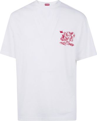 Kenzo Gots Kenzo Cartoon Outlined Classic T-Shirt