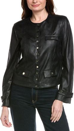 Joseph Ribkoff Vegan Leather Jacket
