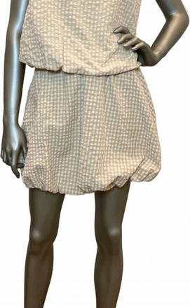 Starkx Womens Bubble Mini Skirt In Tan
