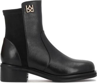 Kazar Giana Enkellaarsjes - Dames - Enkellaarsjes - Zwart - 39 EU - Leer - Schoenen
