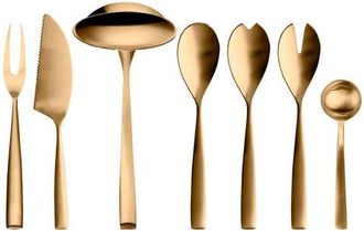 Mepra Arte Full Serving Set - 7 Pieces in Ice Gold at Nordstrom