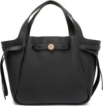Tory Burch Small Romy Tote - Dames - Handtassen - Zwart - ONE Size - Leer - Tassen