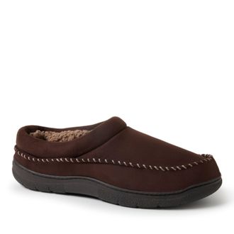 Dearfoams Mens Thompson Microsuede Clog