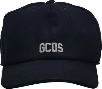 GCDS Baseball Cap - Heren - Petten - Zwart - 58 CM - Katoen - Accessoires