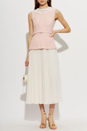 Self Portrait Dress With Lurex Thread, Womens, Pink