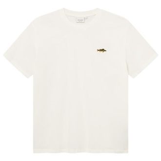 Dedicated T-Shirt Stockholm Perch EMB T-Shirt f&uuml;r Herren | wei&szlig;
