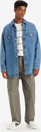 Levi's XX Cargo Straight Pants - Mens - 30X34 - Neutral / Smokey Olive Canvas