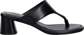 Vagabond Evie Slippers - Dames - Muiltjes - Zwart - 39 EU - Leer - Schoenen