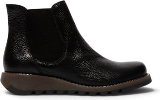 FLY London Fly London Womens Black Chelsea Leather Ankle Boots - SALV195