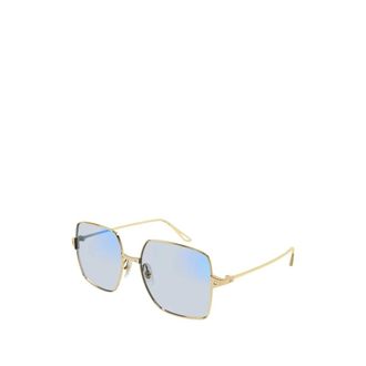 Cartier Sunglasses, female, Yellow, Size: 57 MM Santos Sunglasses