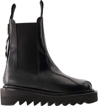 Toga Archives Chelsea Boots - Dames - Chelseaboots - Zwart - 35 EU - Leer - Schoenen