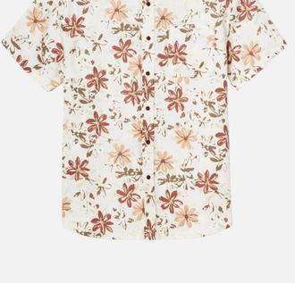 KATIN Mens Petals Short Sleeve Shirt In Brush
