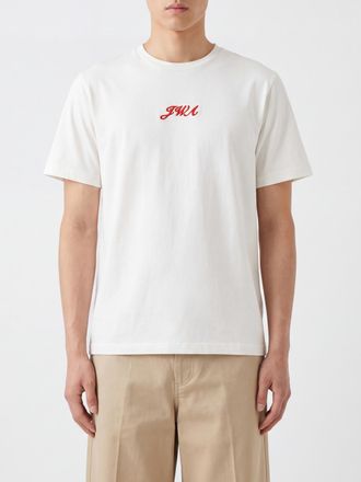 J.W.Anderson T-shirt in cotone a maniche corte con logo a contrasto sul petto