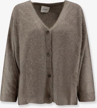 Nude Cardigan in cashmere - NUDE - gender_Woman