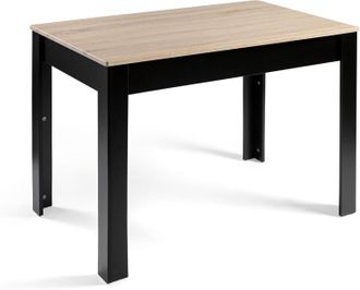 Dupi Mesa Comedor Aitana 140x80cm Taupe-negro