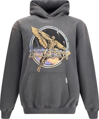 Represent Mens Hoodie Golden Tour Sun Fade Grey Cotton Sweatshirts Sweater