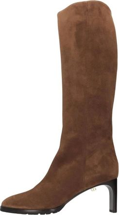 Maisons Skorpios Vicky Suede Boots - Dames - Laarzen met Hak - Bruin - 42 EU - Leer - Schoenen