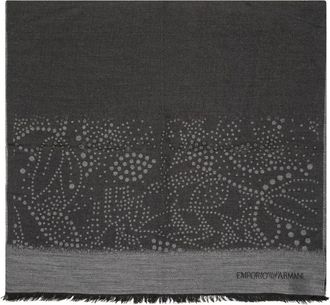Emporio Armani Stola Rettangolare - - Accessories - Donna - Nero - ONE SIZE