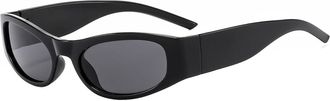 Generic Sports Men Driving Sunglasses Vacation Commuter Outdoor Sun Glasses(Black)
