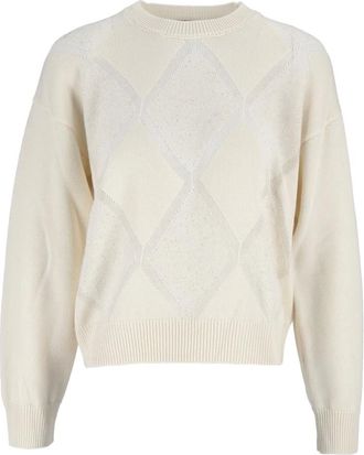 PESERICO Maglione in maglia - Knitwear - Mujer - Blanco - L