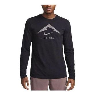 Nike Dri-FIT Trail Running Long Sleeve T-Shirt Black FN0827-010