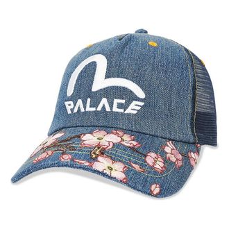 Palace X Evisu Denim Cap Blue P24EVH001