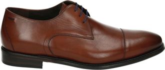 Floris Van Bommel Zakelijke lage leren schoenen cognac - Heren - Nette schoenen - Bruin - 45 1/2 EU - Leer - Schoenen