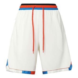 Nike Mens Nike Color Block Lacing Sports Shorts White DA5845-133
