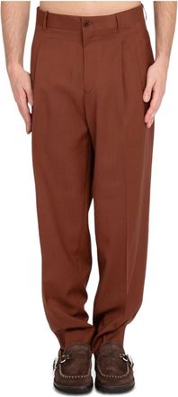 Costumein Hombre, Pantalones, Marr&oacute;n, Talla: S