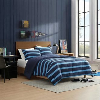 Nautica Keelson Stripe Blue Twin/Twin Xl Comforter Set